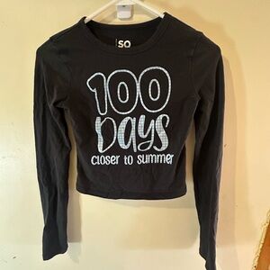 SO Black Cotton Blend Top **pet friendly home**